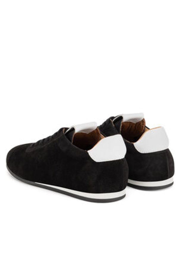 Gino Rossi Sneakersy AYA-110125 Czarny. Kolor: czarny. Materiał: zamsz, skóra