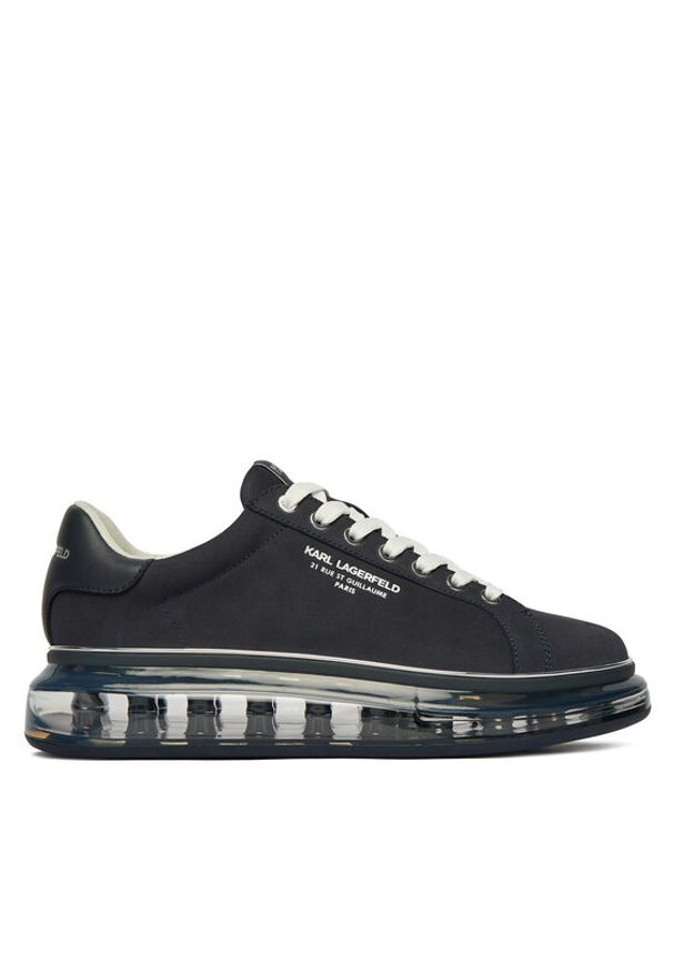 Karl Lagerfeld - KARL LAGERFELD Sneakersy KL52617 Granatowy. Kolor: niebieski. Materiał: nubuk, skóra