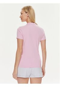 Lacoste T-Shirt TF9246 Różowy Regular Fit. Kolor: różowy. Materiał: bawełna #2