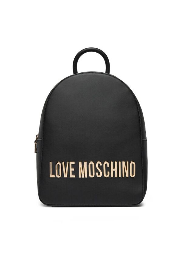 Love Moschino - LOVE MOSCHINO Plecak JC4193PP1MKD0000 Czarny. Kolor: czarny. Materiał: skóra