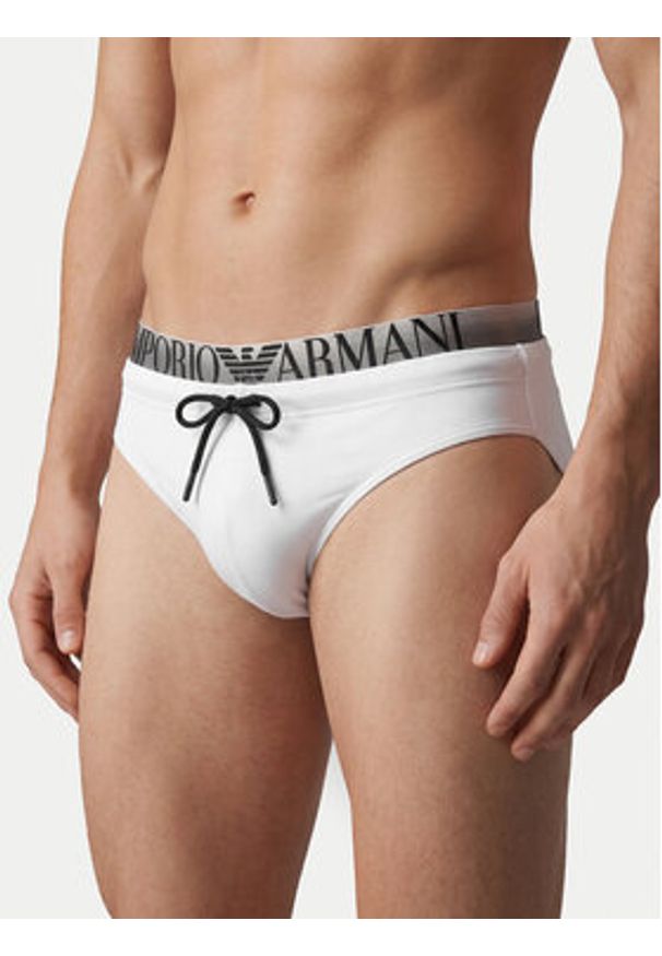 Emporio Armani Kąpielówki EM000582 AF20432 U0002 Biały. Kolor: biały. Materiał: syntetyk