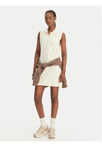 Kappa Sukienka codzienna Ivanka 332D7MW Écru Regular Fit. Okazja: na co dzień. Materiał: bawełna. Typ sukienki: proste. Styl: casual #3