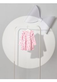 Sinsay - Sukienka rozkloszowana Hello Kitty - różowy. Kolor: różowy. Wzór: motyw z bajki