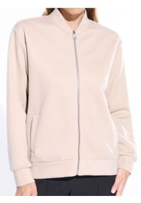 Sinsay - Bluza bomber - beżowy. Kolor: beżowy