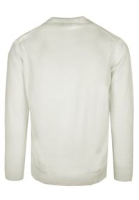 Bawełniany sweter Brave Soul z Oryginalnym Kołnierzykiem i Dekoltem - Kremowy. Kolor: kremowy. Materiał: bawełna
