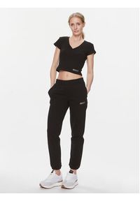 Guess T-Shirt Edie V4RP10 K8RT2 Czarny Regular Fit. Kolor: czarny. Materiał: wiskoza #2