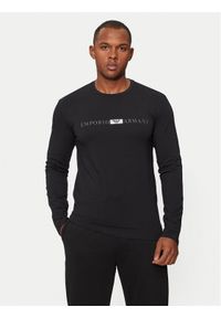 Emporio Armani Underwear Longsleeve 111984 4F525 00020 Czarny Regular Fit. Kolor: czarny. Materiał: bawełna. Długość rękawa: długi rękaw #1