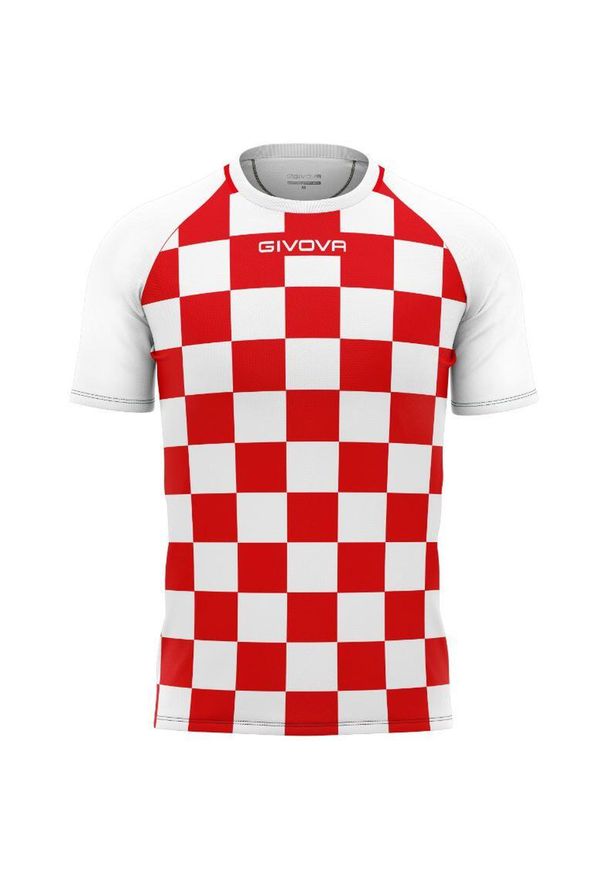 Givova Dama Sportowa Koszulka Biała - L - Oddychająca i Lekka. Kolor: czerwony, biały, wielokolorowy. Sport: piłka nożna