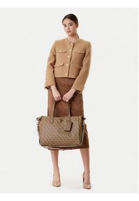 Guess Torba weekendowa Latona Travel TWLB92 11017 Brązowy. Kolor: brązowy. Materiał: skóra