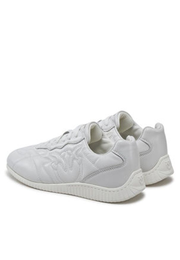Pinko - PINKO Sneakersy Reby 02 SS0063 P003 Biały. Kolor: biały. Materiał: skóra