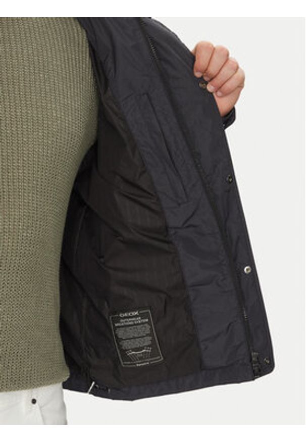 Geox Kurtka przejściowa Vincit M5522G T3205 F9137 Szary Regular Fit. Kolor: szary. Materiał: syntetyk