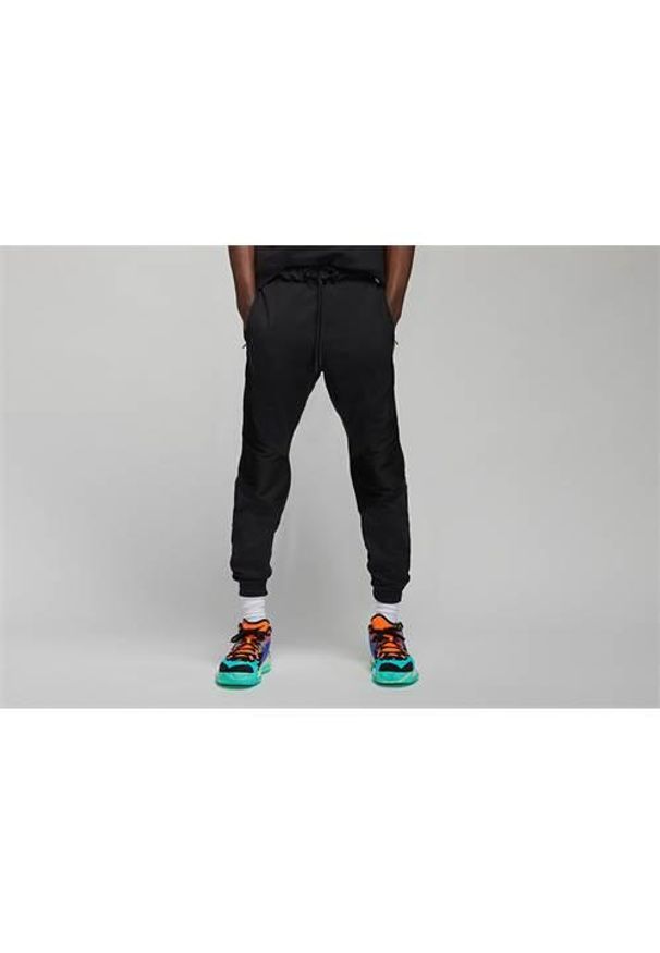 Spodnie sportowe męskie Nike Air Jordan Zion. Kolor: czarny. Materiał: syntetyk, bawełna, materiał. Długość: długie