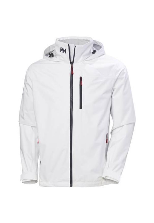 Kurtka uniwersalna męska Helly Hansen Crew. Typ kołnierza: kaptur. Kolor: biały. Materiał: syntetyk