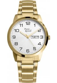 Zegarek Pierre Ricaud Zegarek męski Pierre Ricaud P15477.1123Q złoty. Kolor: złoty #1