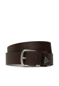 Guess Pasek Męski M3GZ08 L0SI0 Brązowy. Kolor: brązowy. Materiał: skóra