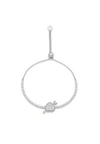 Swarovski Bransoletka Idyllia 5742022 Srebrny. Materiał: metalowe. Kolor: srebrny #3