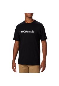 columbia - Koszulka Columbia CSC Basic Logo 1680053010 - czarna. Kolor: czarny. Materiał: bawełna, dzianina. Długość rękawa: krótki rękaw. Długość: krótkie #1