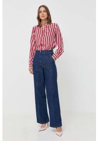 Marella koszula jedwabna regular z kołnierzykiem klasycznym. Typ kołnierza: kołnierzyk klasyczny. Materiał: jedwab. Długość rękawa: długi rękaw. Długość: długie. Styl: klasyczny #2