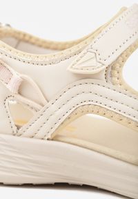 Renee - Ciemnobeżowe Sandały z Wkładką ze Skóry Naturalnej i Zapięciem na Rzep Sambuca. Zapięcie: rzepy. Kolor: beżowy. Materiał: skóra. Sezon: lato. Styl: elegancki #6