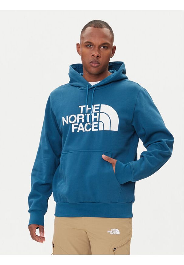 The North Face Bluza Easy NF0A89FF Niebieski Regular Fit. Kolor: niebieski. Materiał: bawełna