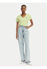 Hugo - HUGO T-Shirt Classic 50513667 Zielony jasny Slim Fit. Kolor: zielony. Materiał: bawełna #5