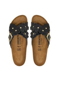 Birkenstock Klapki Siena 1026734 Czarny. Kolor: czarny. Materiał: skóra #4
