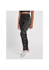 Damskie wysokie legginsy Hummel MT Energy. Kolor: czarny. Materiał: dzianina, materiał
