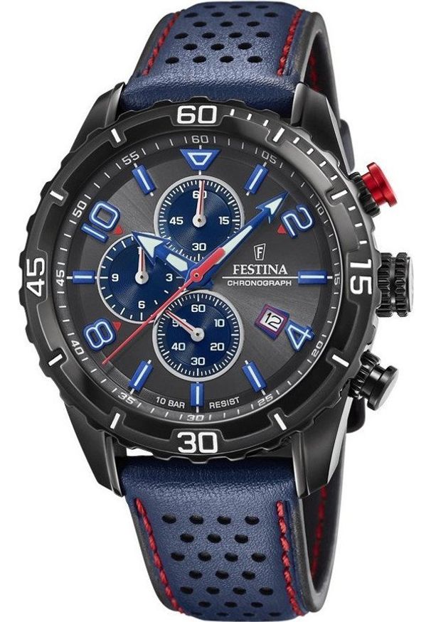 Zegarek Festina Zegarek męski Festina F20519-3 niebieski. Kolor: niebieski