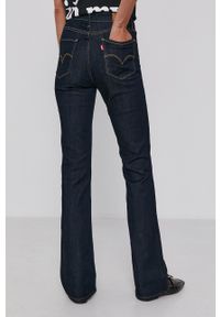 Levi's® - Levi's jeansy damskie high waist. Okazja: na spotkanie biznesowe. Stan: podwyższony. Kolor: niebieski. Styl: biznesowy #4