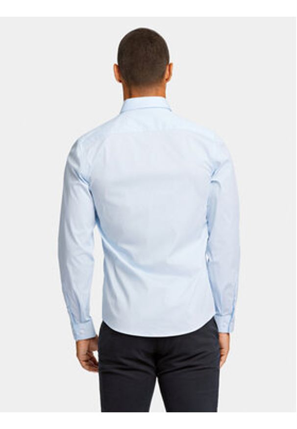 Lindbergh Koszula 30-203172 Błękitny Slim Fit. Kolor: niebieski. Materiał: bawełna