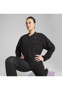 Puma - Damska kurtka MOVE FASHION PUMA Black. Kolor: czarny. Długość: krótkie. Sport: bieganie