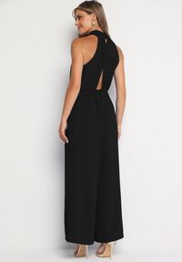 Born2be - Czarny Kombinezon o Taliowanym Kroju Bez Rękawów Rivassina. Kolor: czarny. Długość rękawa: bez rękawów. Długość: długie #3