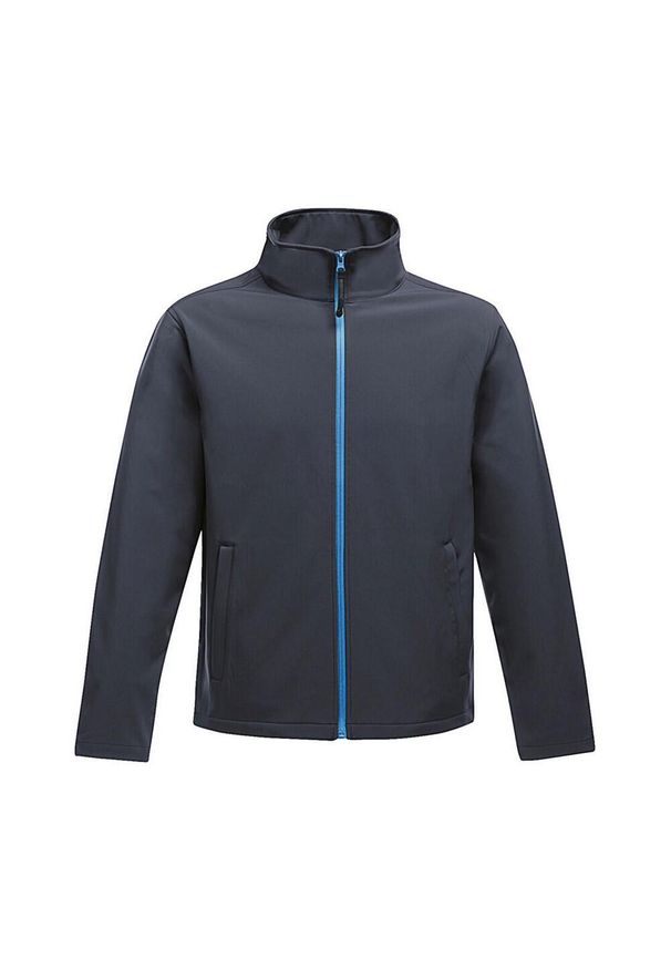 Regatta - Kurtka Damska Ablaze Printable Soft Shell. Kolor: niebieski. Sport: turystyka piesza