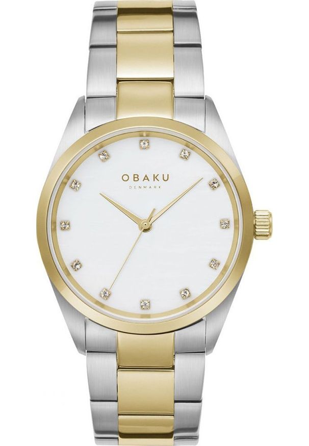 Zegarek OBAKU Zegarek damski Obaku Denmark V263LXFWSF srebrny. Kolor: srebrny