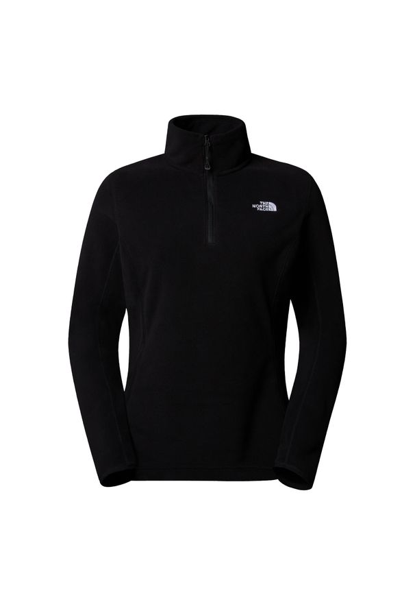 Polar Sportowy Damski The North Face RESOLVE FLEECE 1/4 ZIP. Kolor: czarny. Materiał: polar