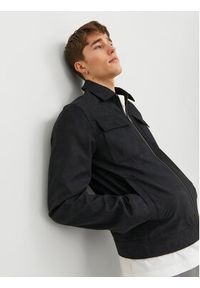 Jack & Jones Kurtka z imitacji skóry 12213082 Czarny Regular Fit. Kolor: czarny. Materiał: syntetyk #6