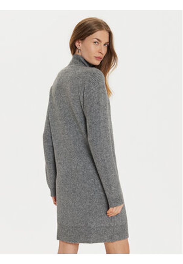 Morgan Sukienka dzianinowa 242-RMSTORI Szary Loose Fit. Kolor: szary. Materiał: syntetyk