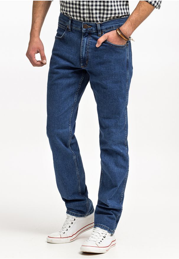 Wrangler - WRANGLER GREENSBORO MĘSKIE SPODNIE JEANSOWE JEANSY DŻINSY FRIDAY BLUES W15QHR47A