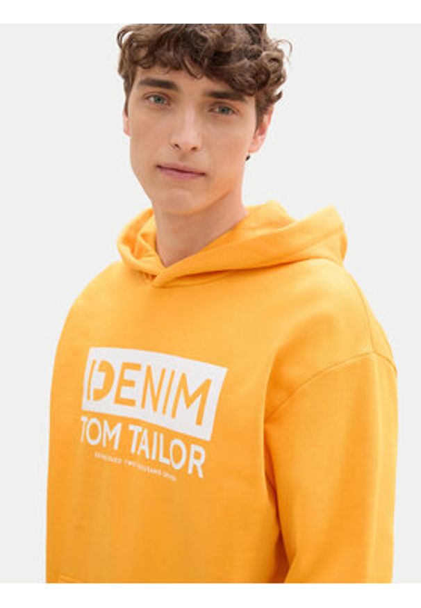 Tom Tailor Denim Bluza 1041482 Żółty Regular Fit. Kolor: żółty. Materiał: bawełna
