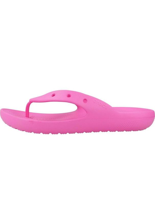 Klapki Crocs Model Classic Flip V2 Kolor Rose. Kolor: różowy. Materiał: syntetyk, materiał. Styl: sportowy
