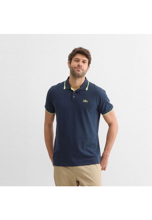 Munich - MUNICH VARSITY Niebieski. Typ kołnierza: polo. Kolor: niebieski. Materiał: tkanina