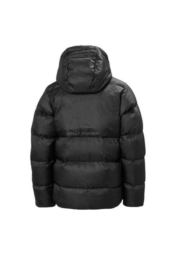 Dziecięca kurtka puchowa Helly Hansen vision puffy. Kolor: czarny. Materiał: puch. Styl: sportowy