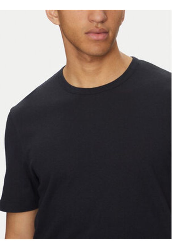 BOSS T-Shirt H-Taut 28 50537498 Granatowy Regular Fit. Kolor: niebieski. Materiał: bawełna