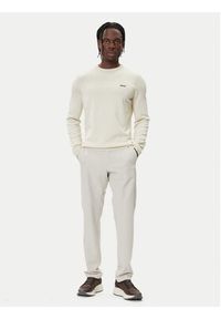 BOSS Sweter K_Ever-X 50541940 Beżowy Regular Fit. Kolor: beżowy. Materiał: bawełna