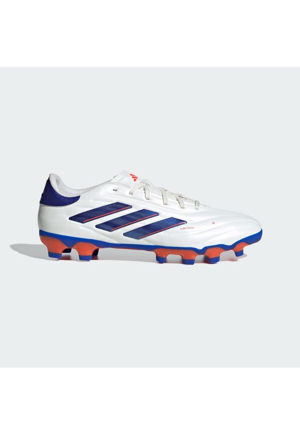 Adidas - Buty Copa Pure 2 Pro MG. Kolor: wielokolorowy, niebieski, biały, czerwony. Materiał: skóra, materiał. Sport: piłka nożna