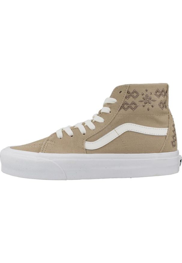 Tenisówki Vans Model Sk8-hi Tapered Craftco Kolor Brązowy. Kolor: brązowy. Materiał: tkanina