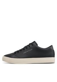TOMMY HILFIGER - Tommy Hilfiger Sneakersy Th Hi Vulc Core Low Lth FM0FM04687 Czarny. Kolor: czarny. Materiał: skóra #3