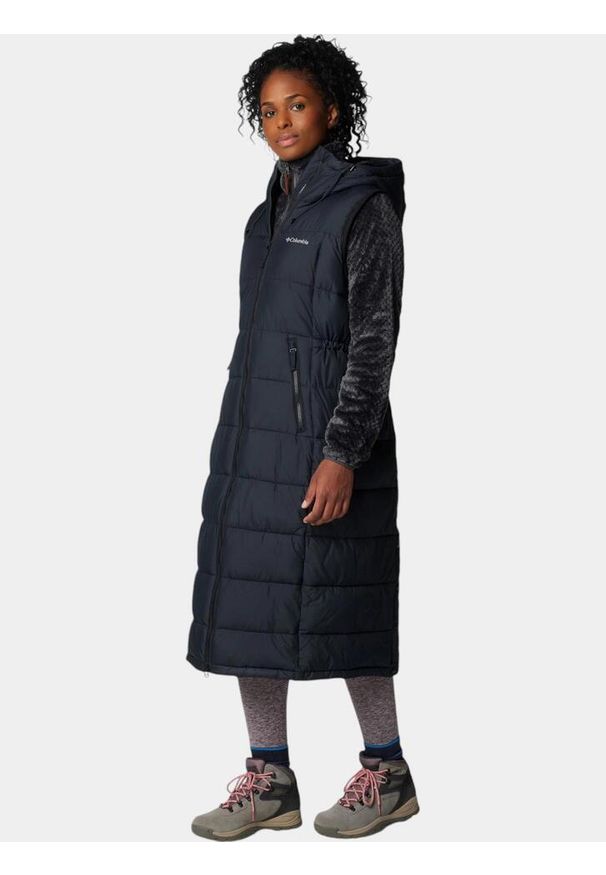 columbia - Kamizelka Damska Columbia Pike Lake. Kolor: czarny. Długość: długie. Sport: turystyka piesza