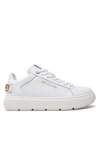 Love Moschino - LOVE MOSCHINO Sneakersy JA15394G0LIA010A Biały. Kolor: biały. Materiał: skóra #1