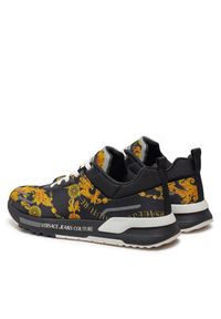 Versace Jeans Couture Sneakersy 77YA3SA1 ZS654 Czarny. Kolor: czarny. Materiał: materiał #4